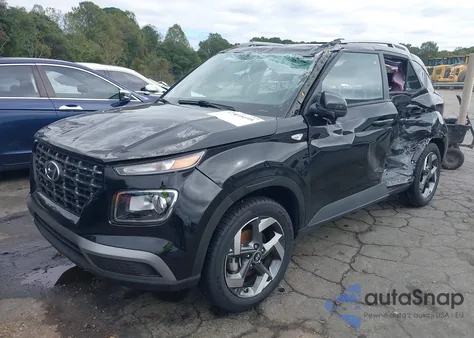 2022 Hyundai Venue Sel z USA, uszkodzony, nr VIN KMHRC8A34NU189723